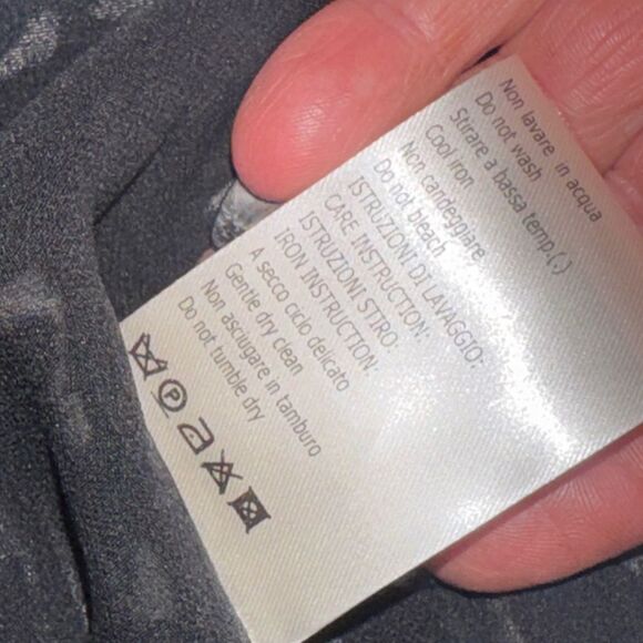 GIAMBATTISTA VALLI black Crochet & animal print runway Silk Knee-Length Dress - Picture 8 of 9